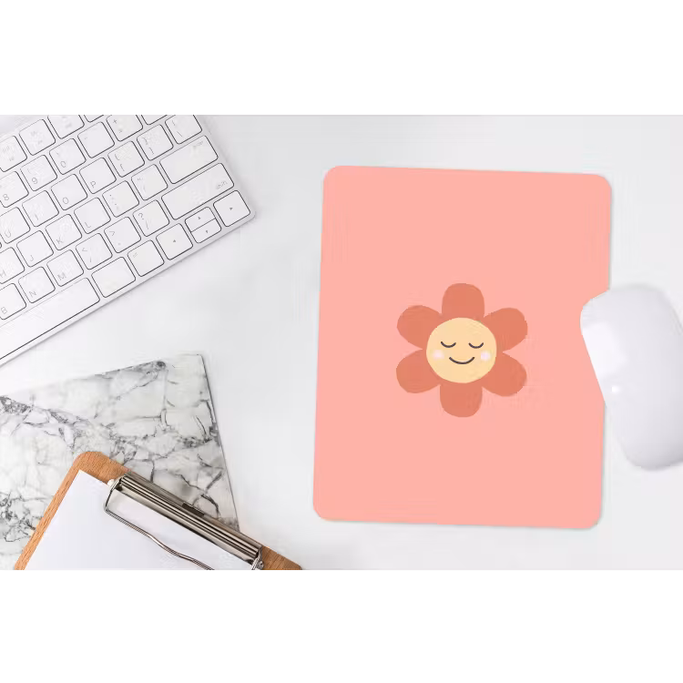 Mouse Pad - Flowers - Cartoon - Child - Pink — 4