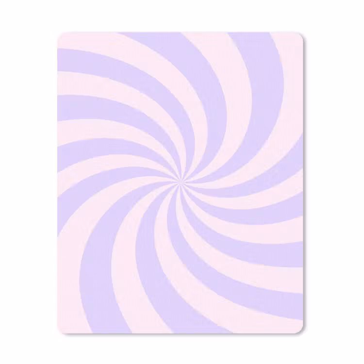 Mouse Pad - Pattern - Spiral - Abstract - Modern - Purple-Pink — 1