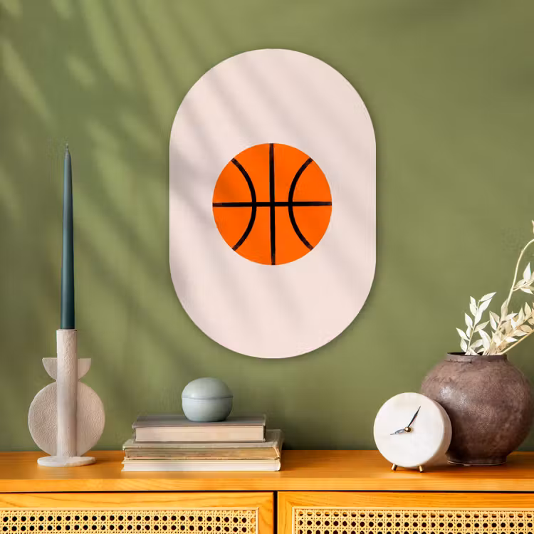 Oval - Plastic - Basketball - Ball - Sports - Illustration - Orange — 2