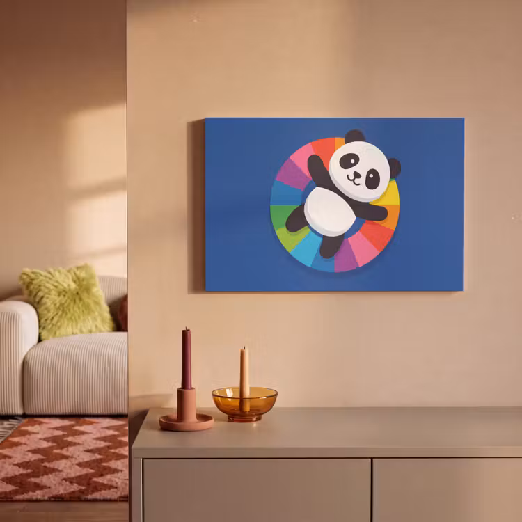 Canvas Print - Animals - Cartoon - Colorful - Modern - Playful — 1