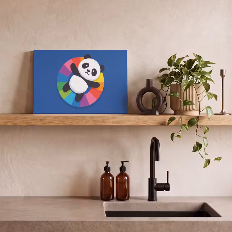 Canvas Print - Animals - Cartoon - Colorful - Modern - Playful — 2