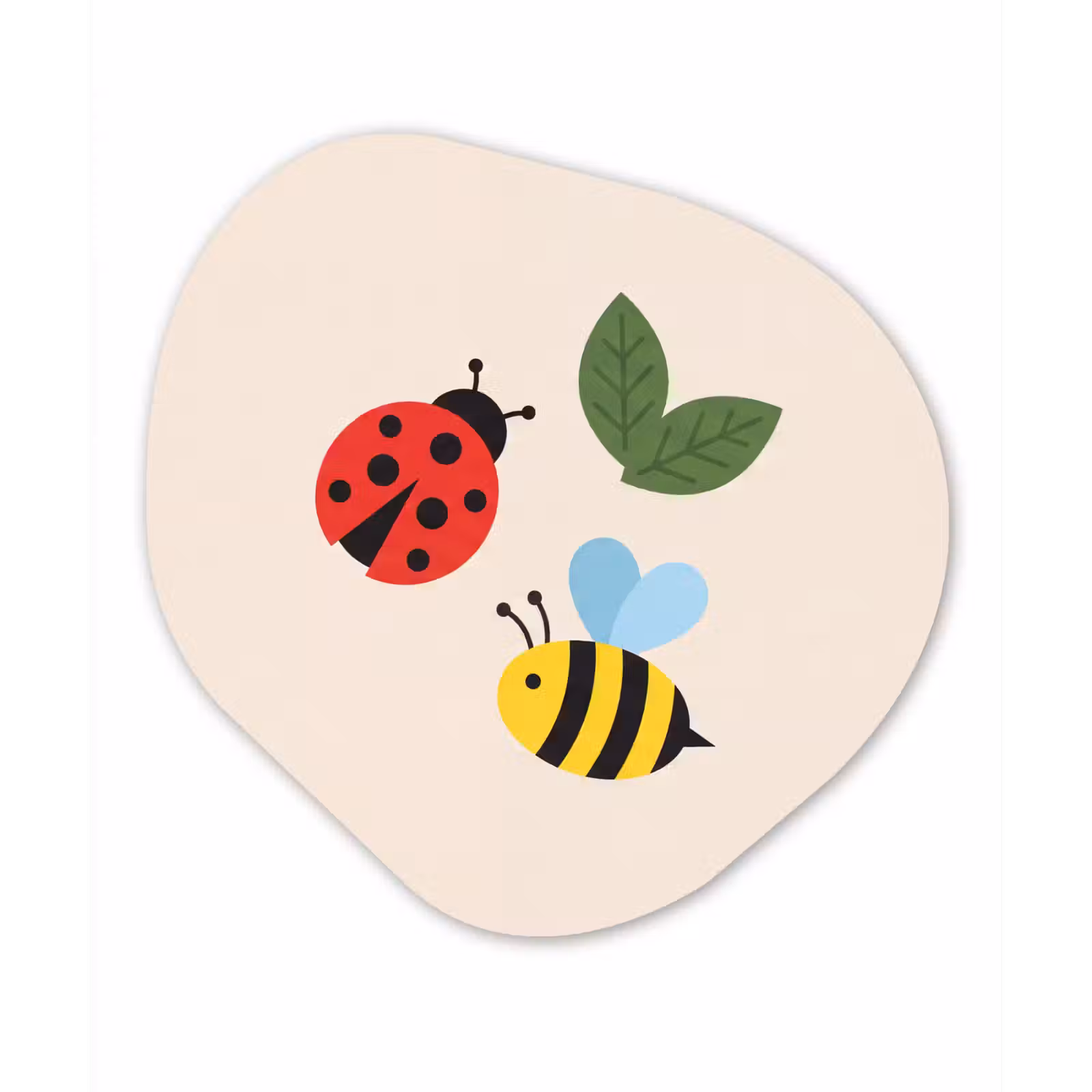 Organic - Glass - Insect - Leaf - Nature - Playful - Illustration — 1