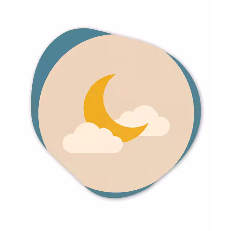 Organic - Glass - Moon - Clouds - Nature - Abstract - Yellow — 1
