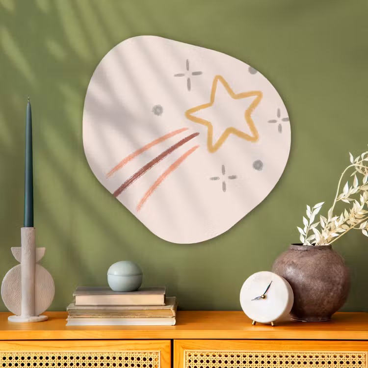 Organic - Glass - Star - Falling - Illustration - Pastel — 2