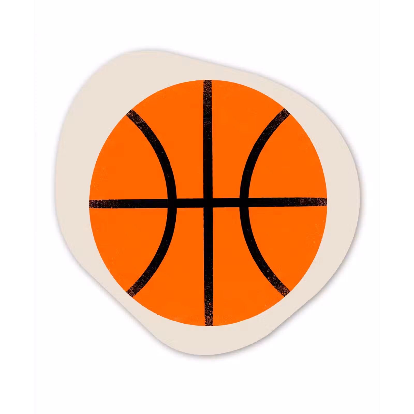Organic - Glass - Basketball - Ball - Sports - Illustration - Orange — 1