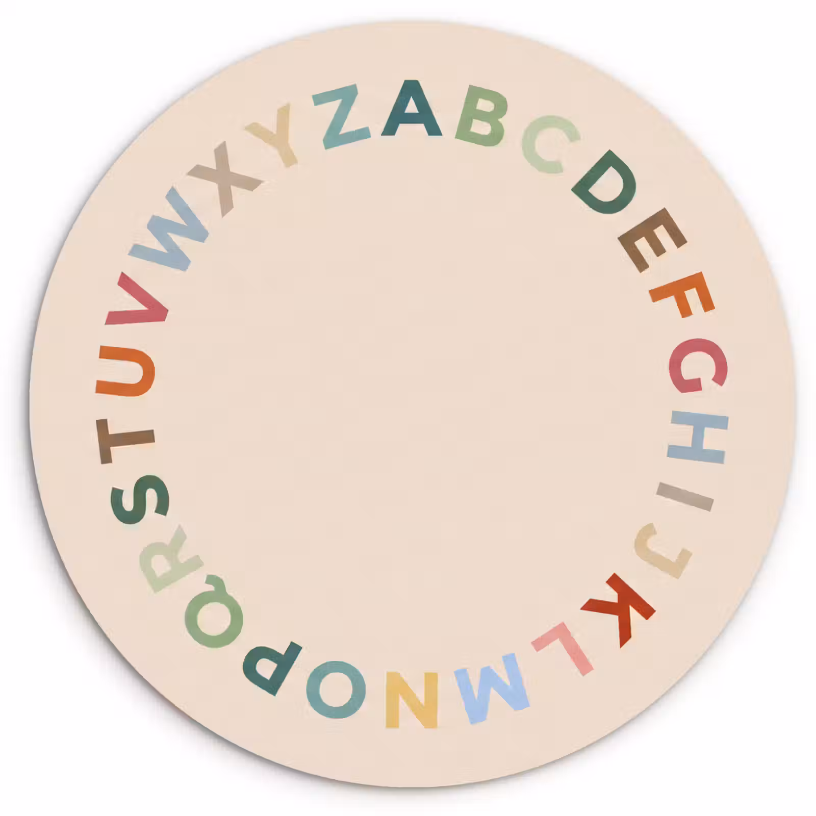 round wall art - Alphabet - Circle - Educational - Playful - Colorful — 1