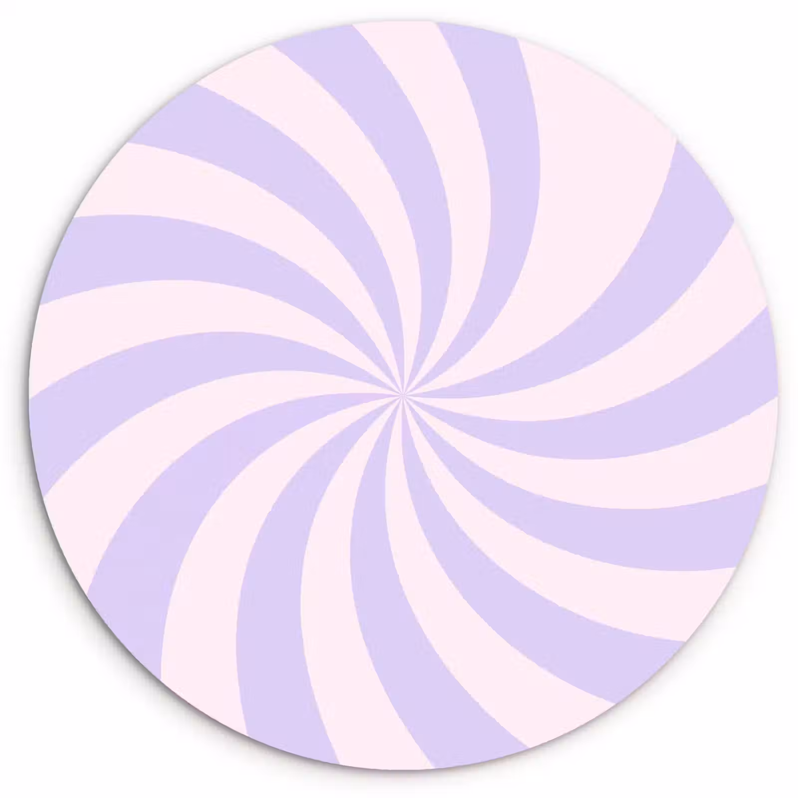 round wall art - Pattern - Spiral - Abstract - Modern - Purple-Pink — 1