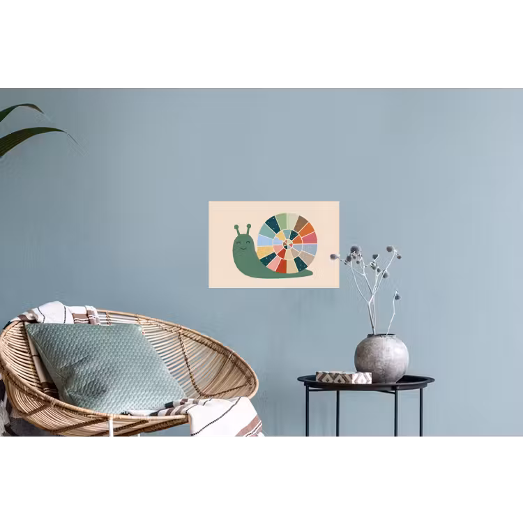 Wall Sticker - Animals - Snail - Colorful - Illustration — 4
