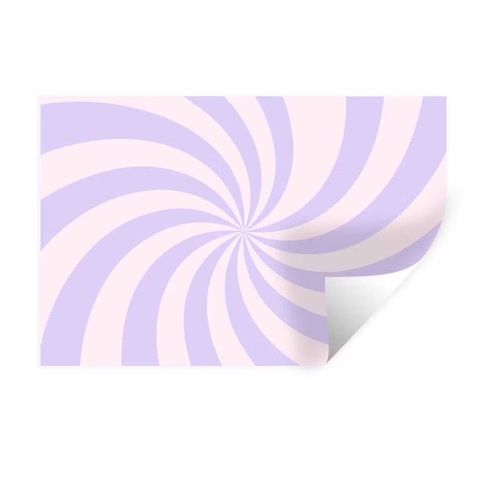 Wall Sticker - Pattern - Spiral - Abstract - Modern - Purple-Pink — 1