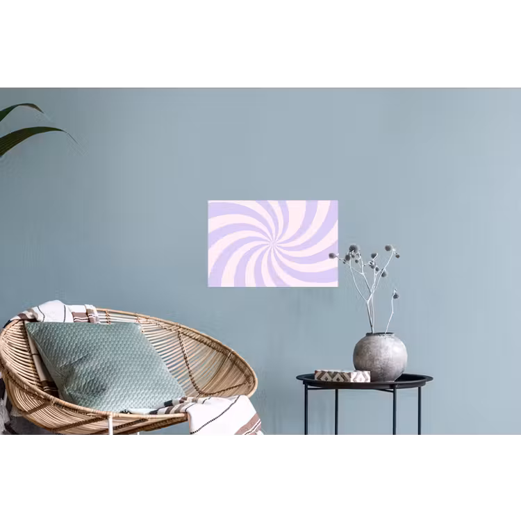 Wall Sticker - Pattern - Spiral - Abstract - Modern - Purple-Pink — 4