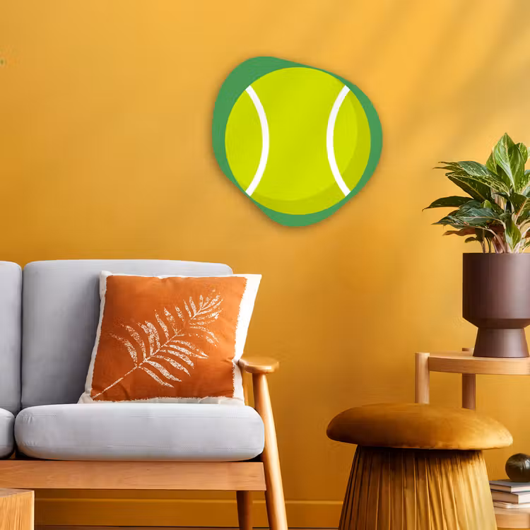 Organic - Forex - Ball - Yellow - Sports - Green - Illustration — 3