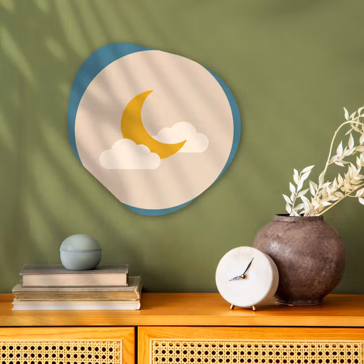 Organic - Forex - Moon - Clouds - Nature - Abstract - Yellow — 2