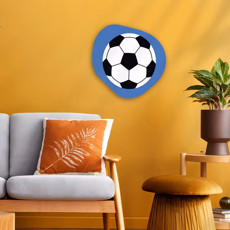 Organic - Forex - Soccer - Black and White - Sports - Illustration - Blue — 3