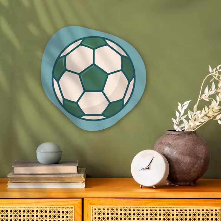 Organic - Forex - Soccer - Geometric - Sports - Illustration - Blue-green — 2