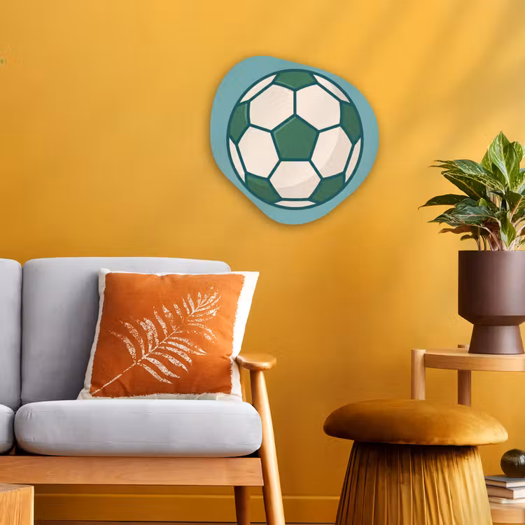 Organic - Forex - Soccer - Geometric - Sports - Illustration - Blue-green — 3