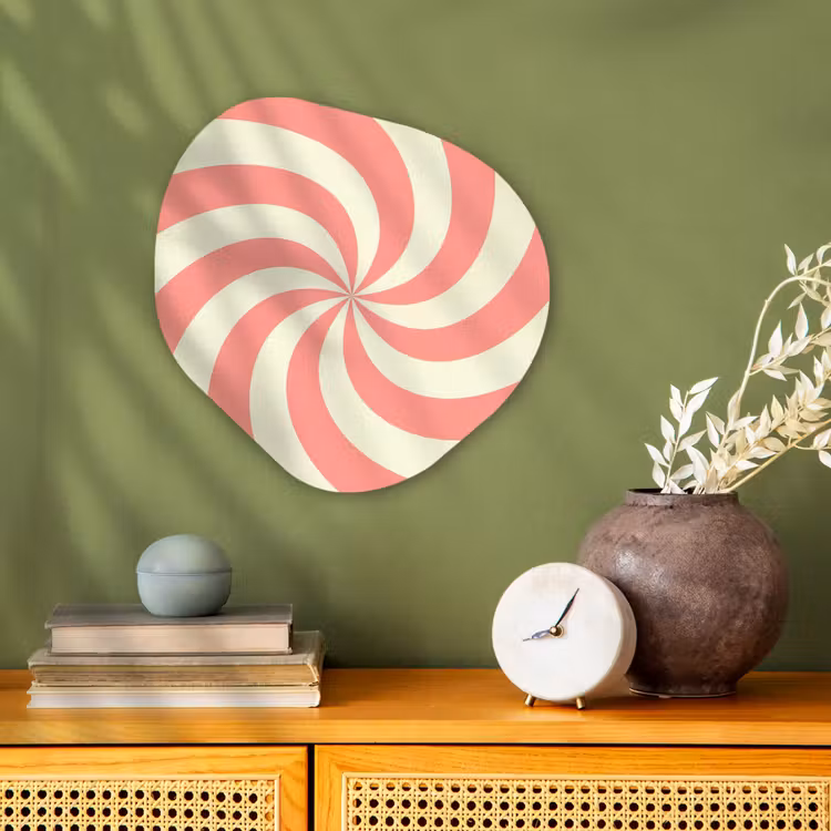 Organic - Forex - Spiral - Pattern - Abstract - Pink - Beige — 2
