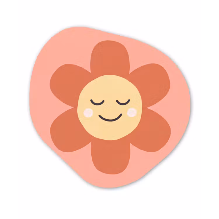 Organic - Forex - Flowers - Cartoon - Child - Pink — 1