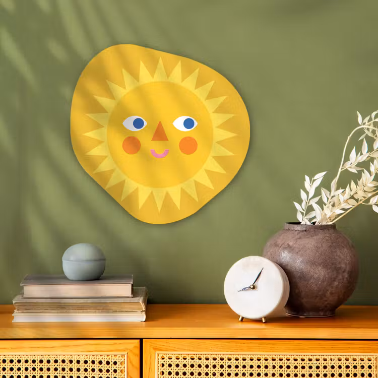 Organic - Forex - Sun - Face - Summer - Illustration - Yellow — 2