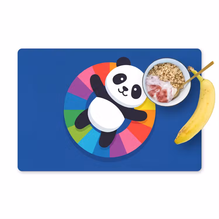 Placemat - 6 pieces - Animals - Cartoon - Colorful - Modern - Playful — 1