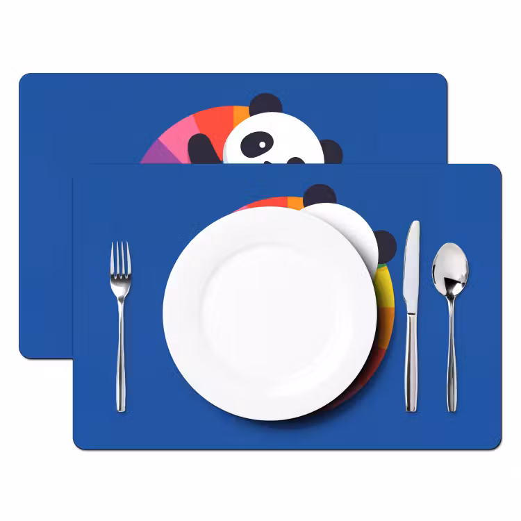 Placemat - 6 pieces - Animals - Cartoon - Colorful - Modern - Playful — 2