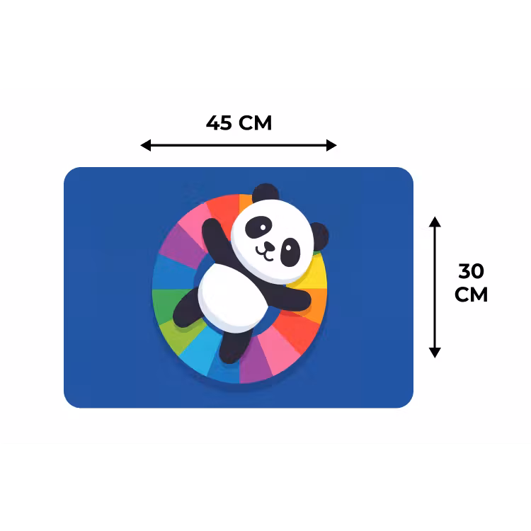 Placemat - 6 pieces - Animals - Cartoon - Colorful - Modern - Playful — 3