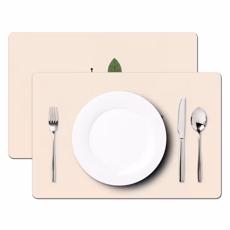Placemat - 6 pieces - Insect - Leaf - Nature - Playful - Illustration — 2