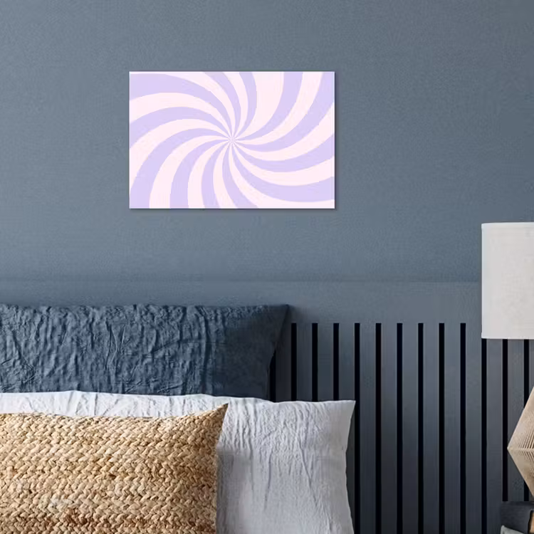 Poster - Pattern - Spiral - Abstract - Modern - Purple-Pink — 3