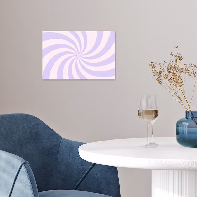 Poster - Pattern - Spiral - Abstract - Modern - Purple-Pink — 4
