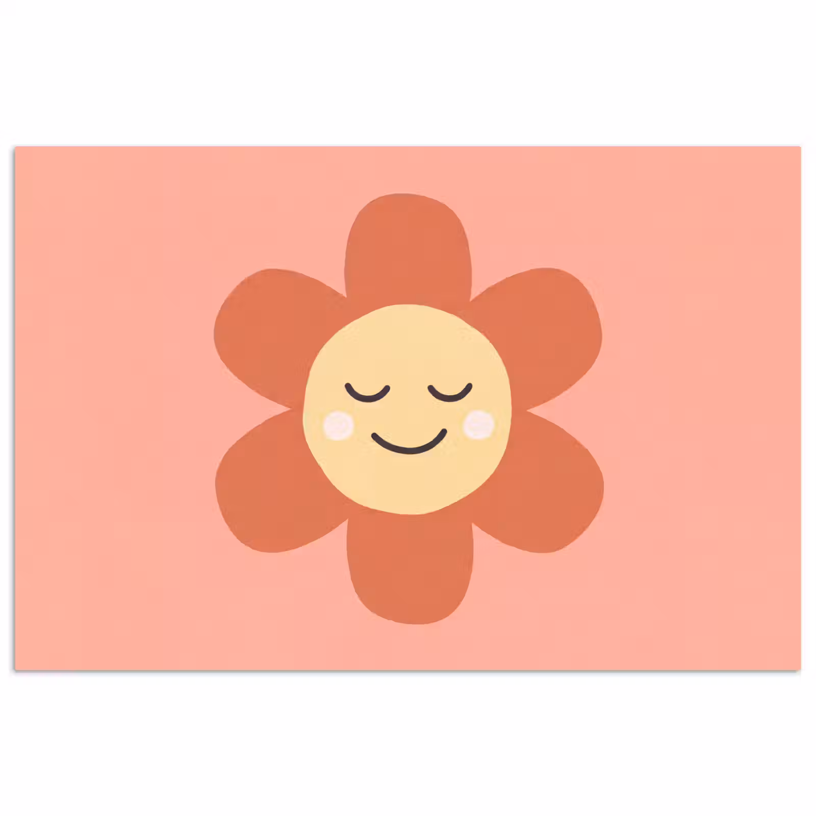 Poster - Flowers - Cartoon - Child - Pink — 1