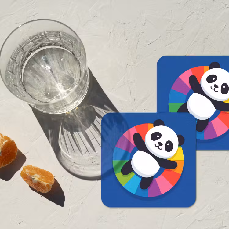 Coaster - Animals - Cartoon - Colorful - Modern - Playful — 2