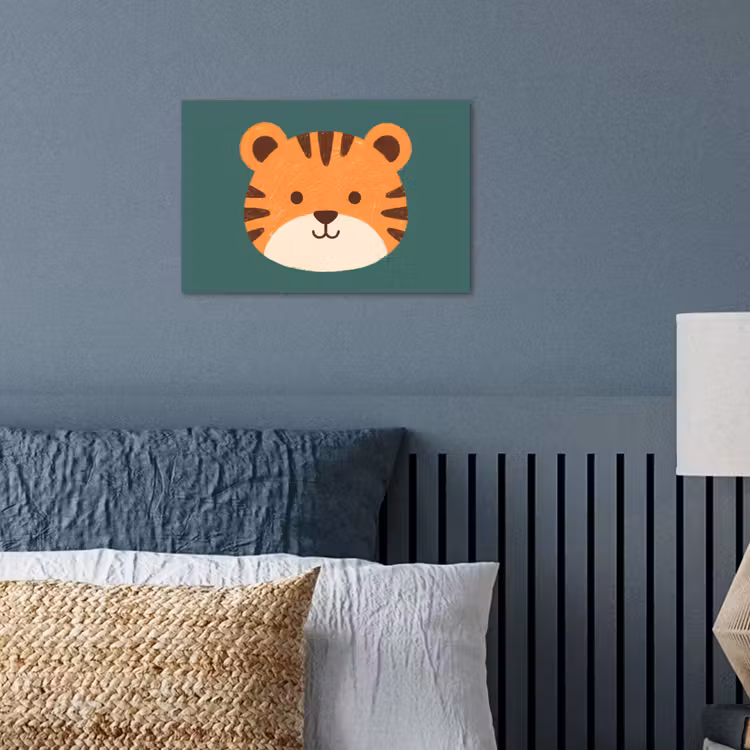 Poster - Animals - Head - Orange - Illustration - Modern — 3
