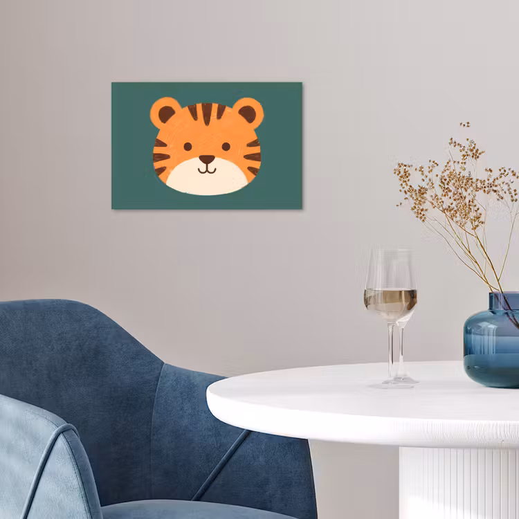 Poster - Animals - Head - Orange - Illustration - Modern — 4