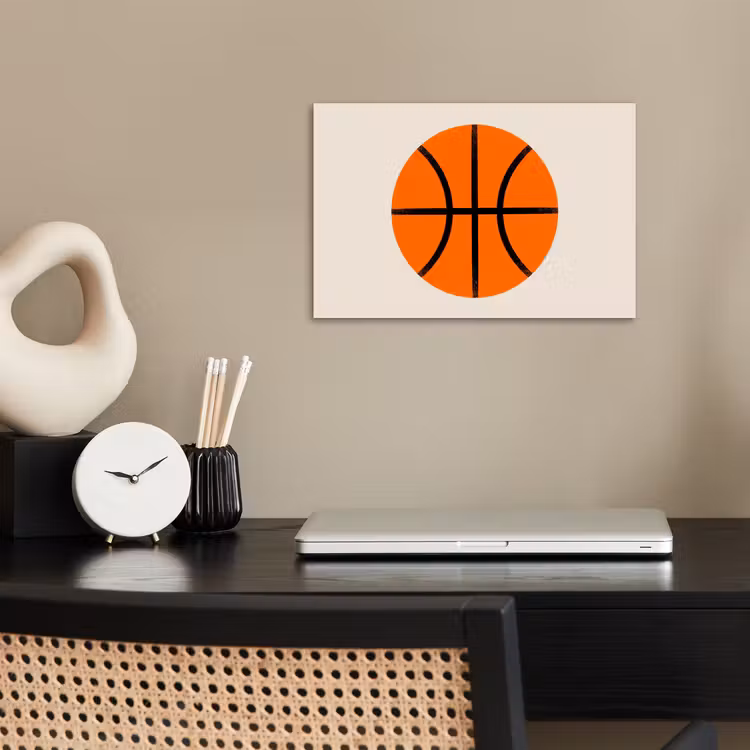 Poster - Basketball - Ball - Sports - Illustration - Orange — 2