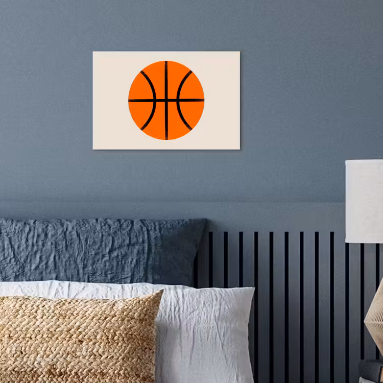 Poster - Basketball - Ball - Sports - Illustration - Orange — 3
