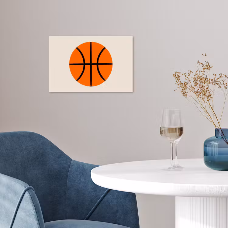 Poster - Basketball - Ball - Sports - Illustration - Orange — 4