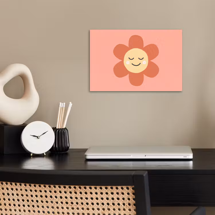 Poster - Flowers - Cartoon - Child - Pink — 2