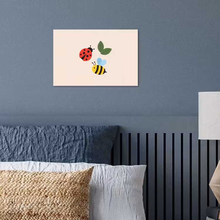 Poster - Insect - Leaf - Nature - Playful - Illustration — 3
