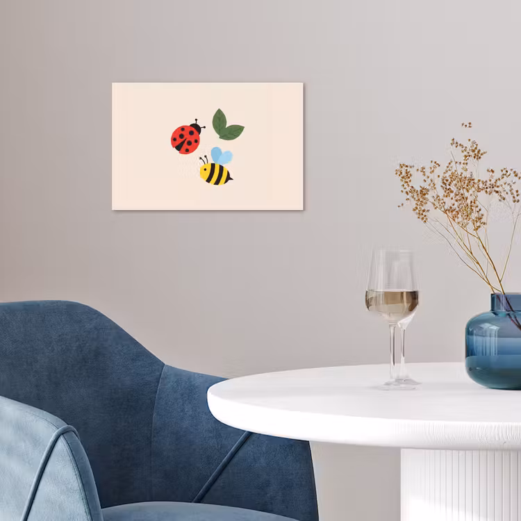 Poster - Insect - Leaf - Nature - Playful - Illustration — 4