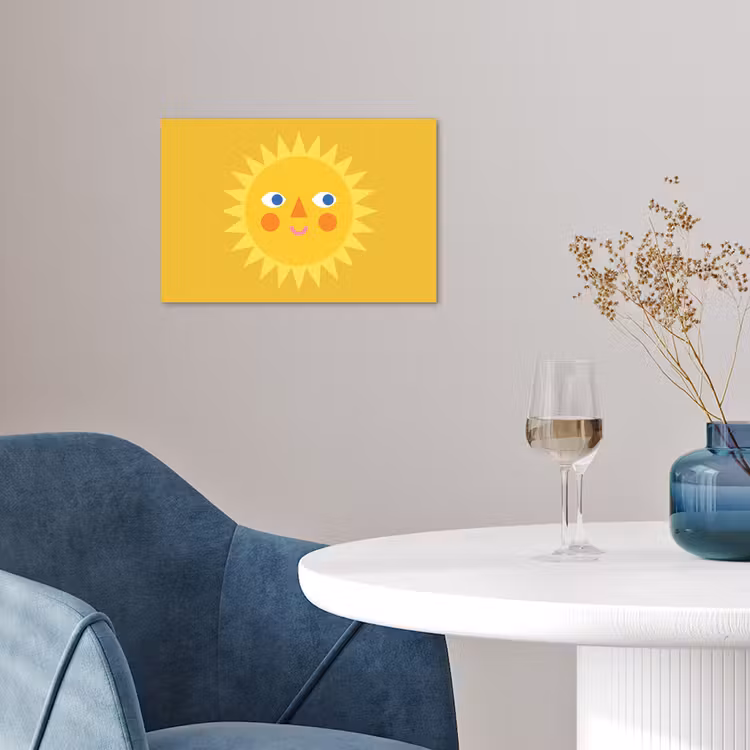Poster - Sun - Face - Summer - Illustration - Yellow — 4