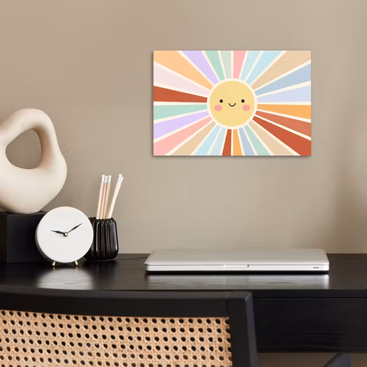 Poster - Sun - Rays - Cheerful - Colorful - Abstract — 2