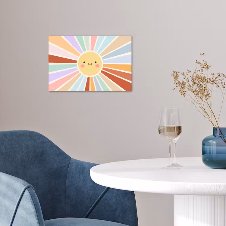 Poster - Sun - Rays - Cheerful - Colorful - Abstract — 4