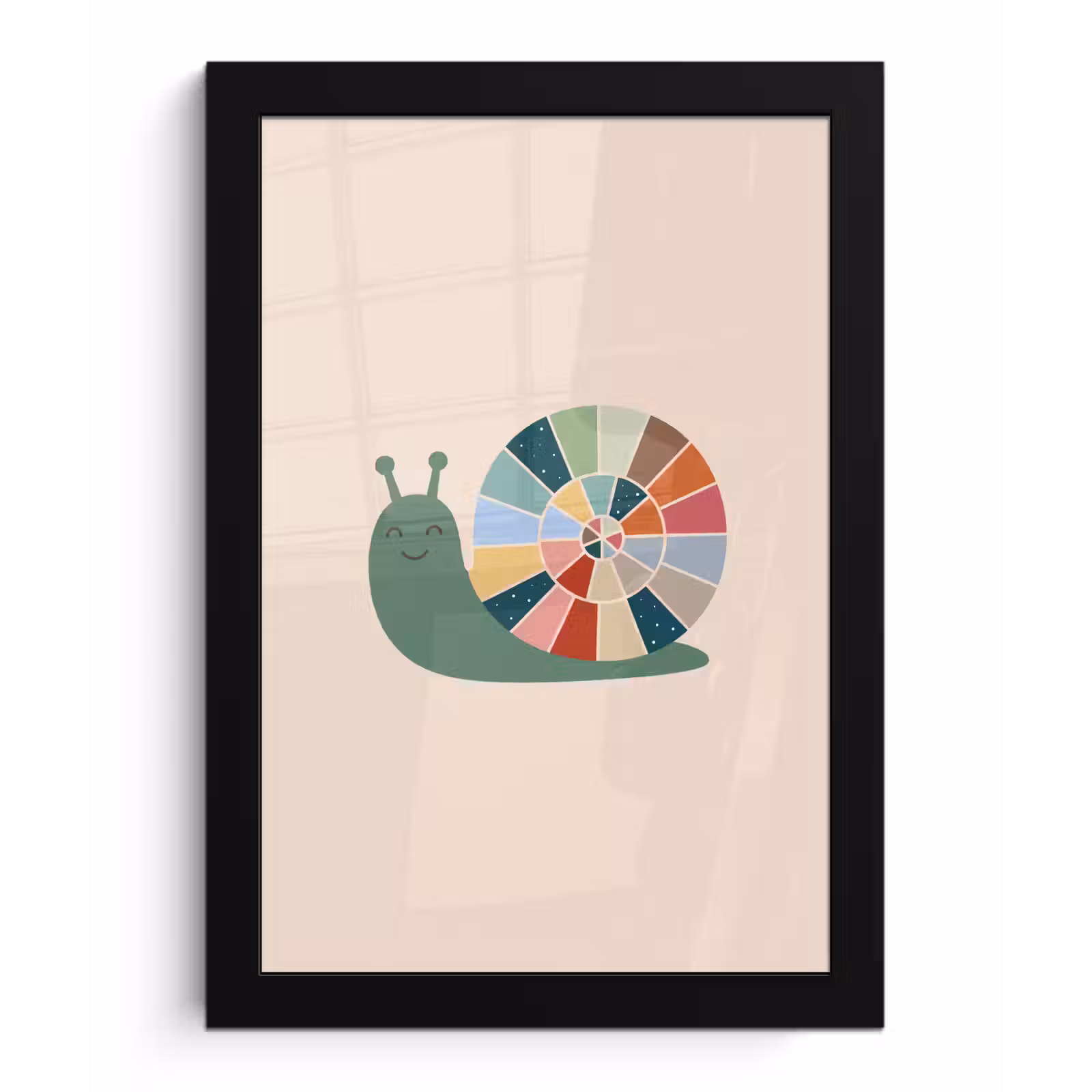 Framed Prints - Animals - Snail - Colorful - Illustration — 1