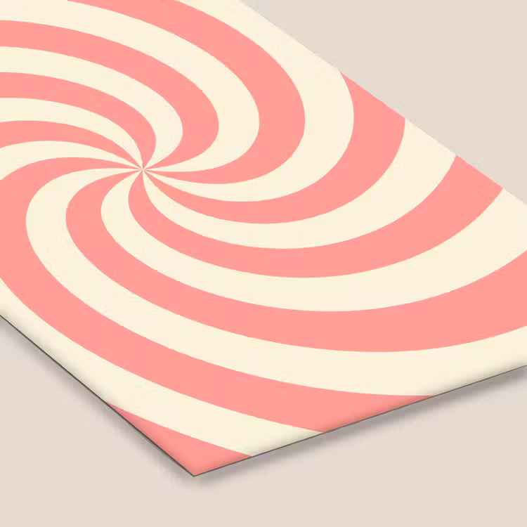 Framed Prints - Spiral - Pattern - Abstract - Pink - Beige — 6