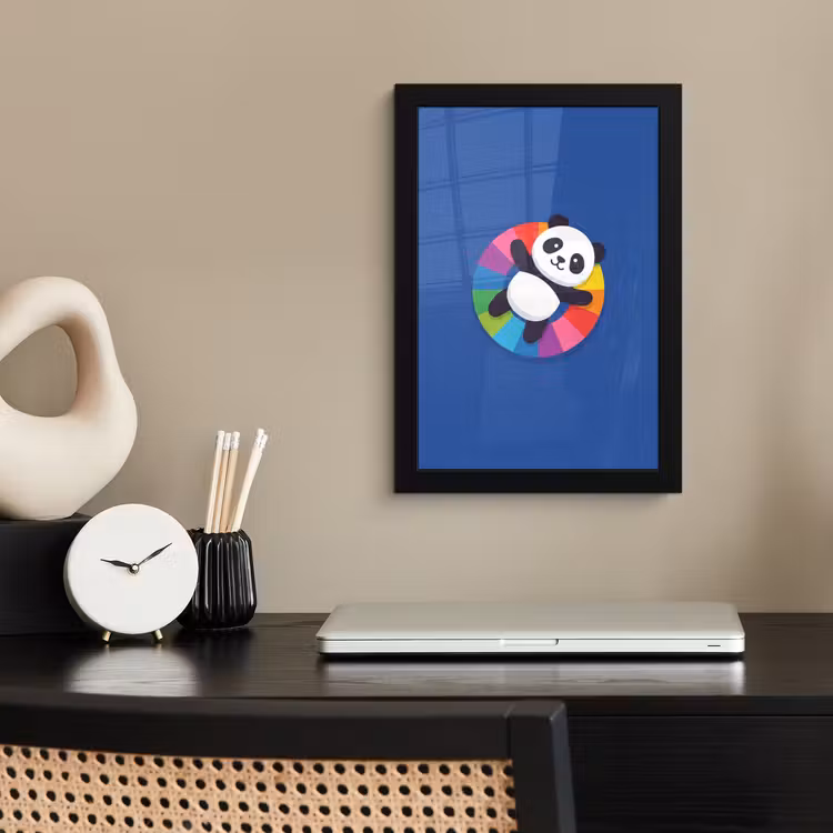 Framed Prints - Animals - Cartoon - Colorful - Modern - Playful — 2