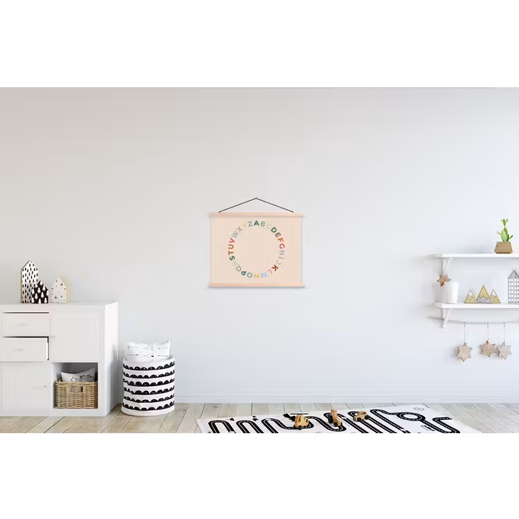 Hanging Poster - Alphabet - Circle - Educational - Playful - Colorful — 3
