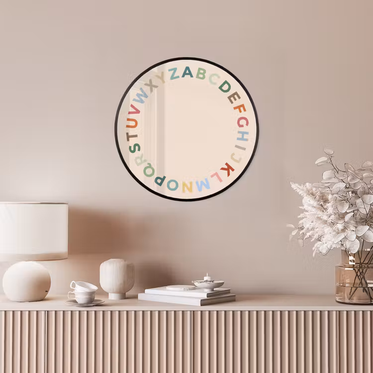 Photo Frame Round - Alphabet - Circle - Educational - Playful - Colorful — 4
