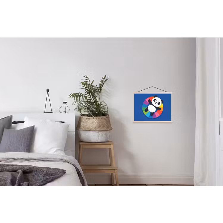 Hanging Poster - Animals - Cartoon - Colorful - Modern - Playful — 2