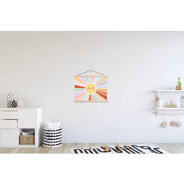 Hanging Poster - Sun - Rays - Cheerful - Colorful - Abstract — 3