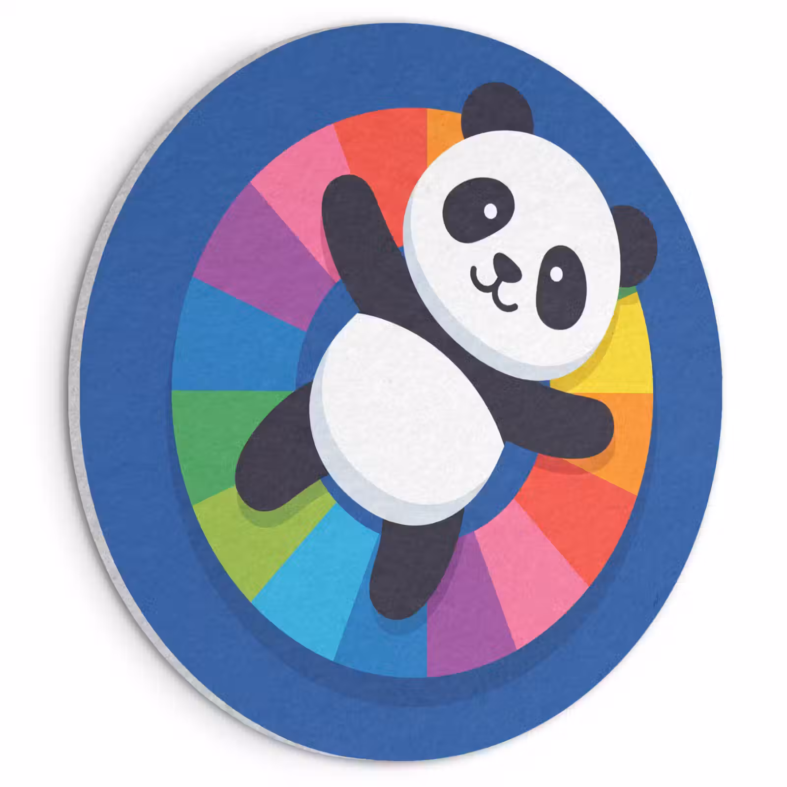 Acoustic painting round - Animals - Cartoon - Colorful - Modern - Playful — 1
