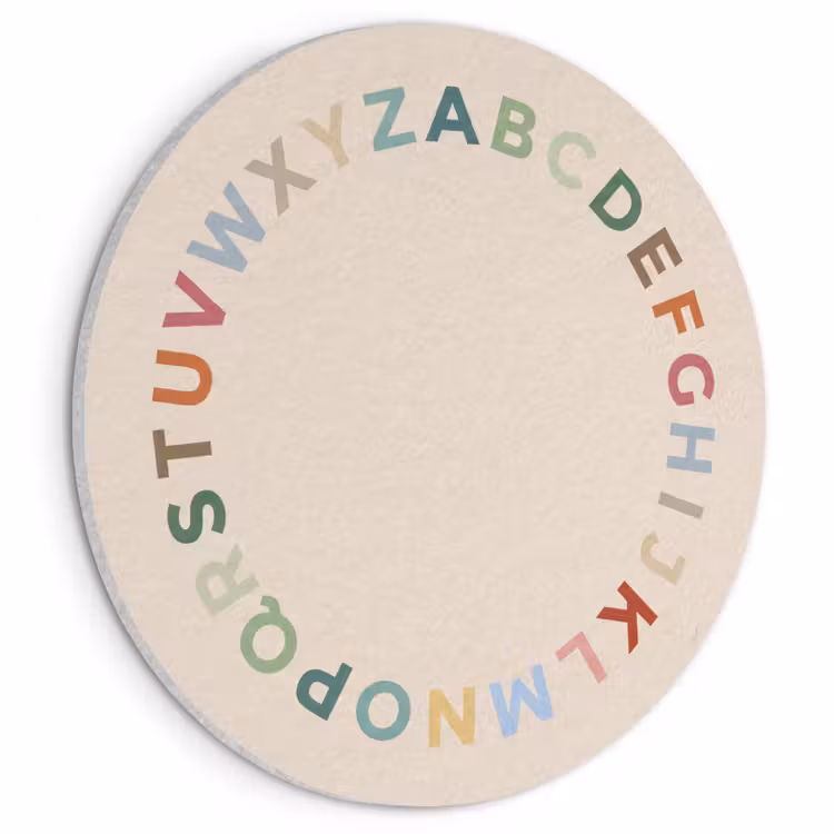 Acoustic painting round - Alphabet - Circle - Educational - Playful - Colorful — 1